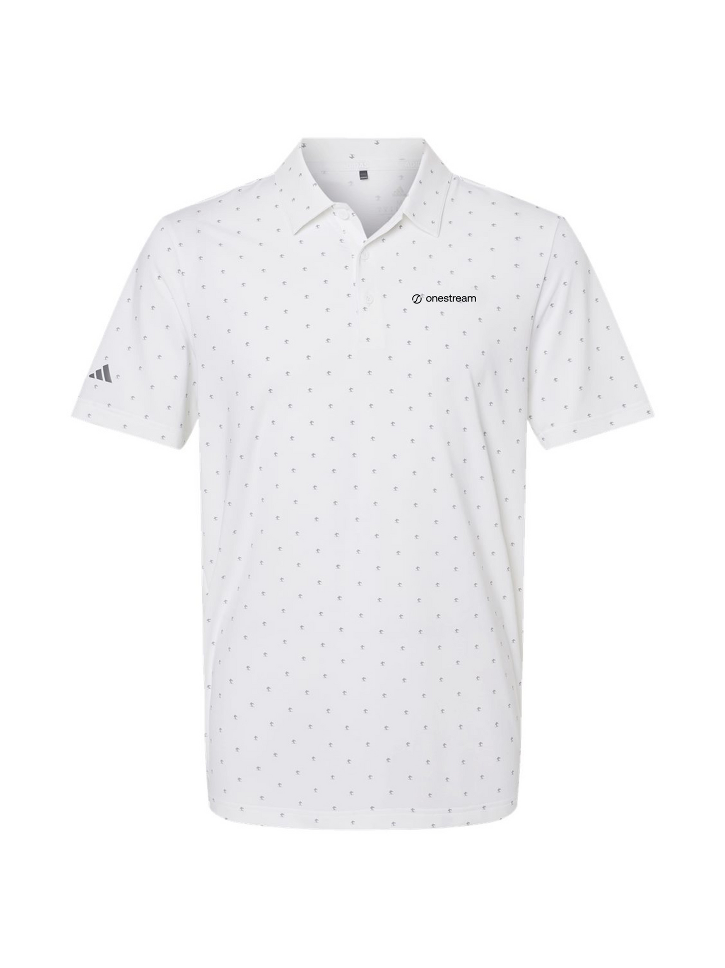 Men's White Adidas Polo(CAN)