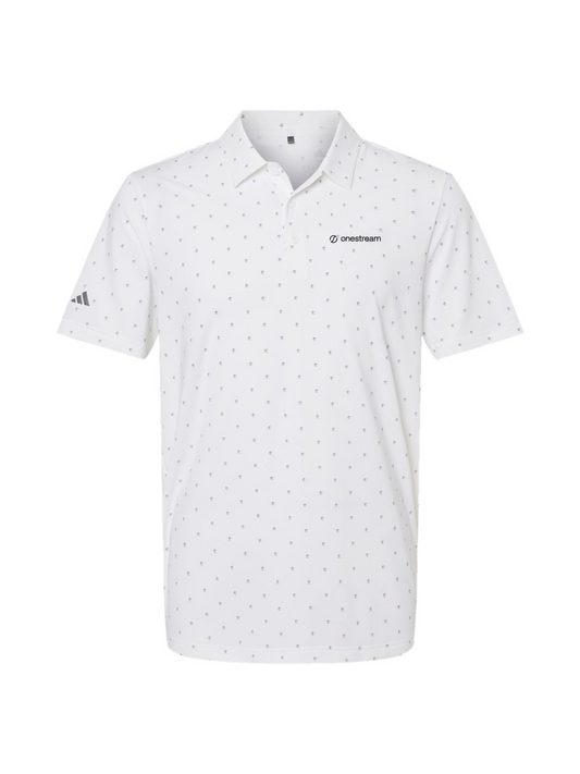 Men's White Adidas Polo(US)